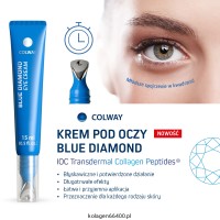 Colway - diamentowy krem pod oczy, likwiduje worki pod oczami i sińce, wygładza skórę wokół oczu