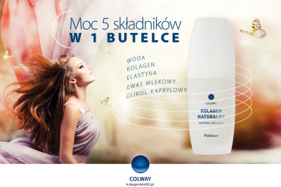 Kolagen na zmarszczki od COLWAY. Pojemność 200 ml wystarczy na 10 miesięcy codziennej pielegnacji